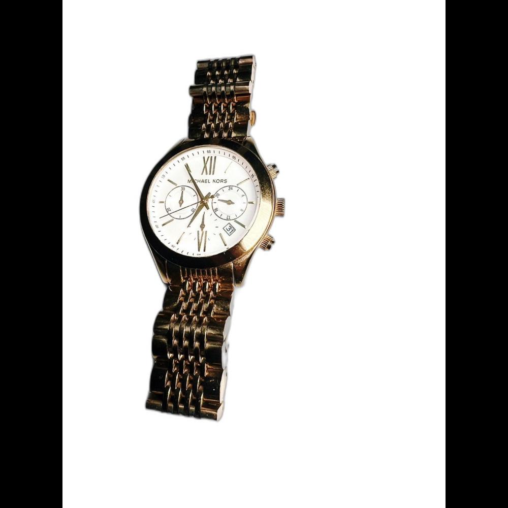 Michael Kors Oversized Aspyn Gold-Tone Watch Modern Mob Wife Old Money Design - Picture 4 of 6